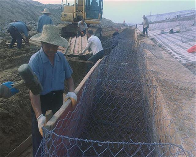 河道护堤格宾石笼网