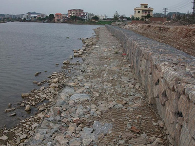 河道护堤石笼网